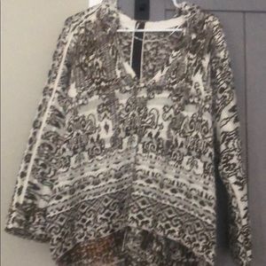 Free people poncho sweater
